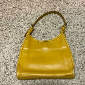 Vintage Coach Small Soho Satchel No. 4106 in Mustard